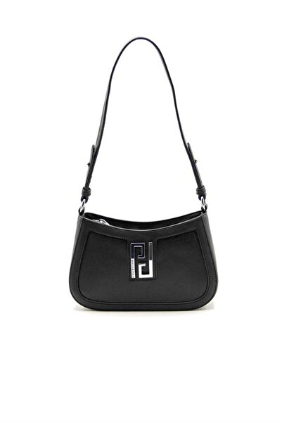 Silver Polo Black - Black Plain Women's Crossbody Bag Sp1132