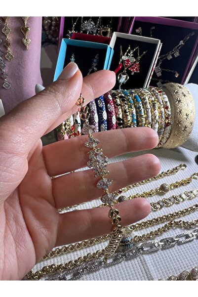 Haziran Accessories, Stoned Steel & Xuping Women's Bracelet