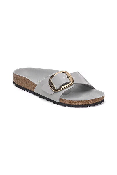 Birkenstock Madrıd Bıg Buckle Nl Hıgh Shıne Natural Leather - Snikstra