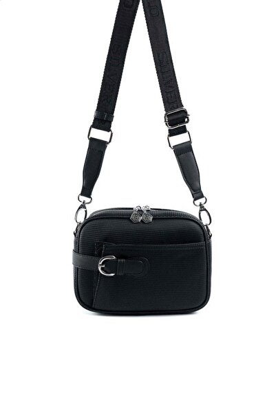 Silver Polo Black - Black Petek Women's Crossbody Bag Sp1256