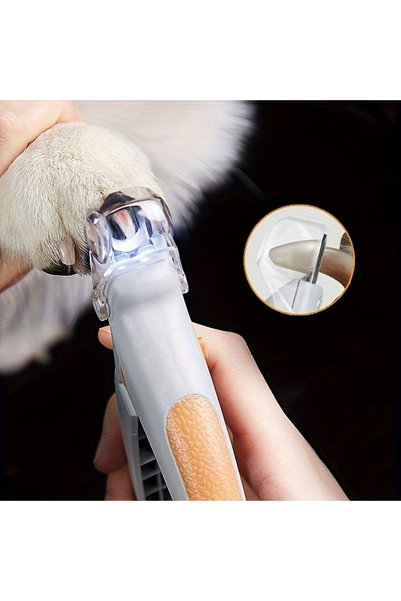 Choice orange-gray Pet Nail Clipper, Nail Trimmer for Dogs and Cats, Built-in...