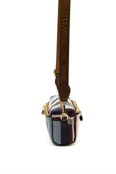 Silver Polo Mix - Taba Plaid Women's Crossbody Bag Sp1142