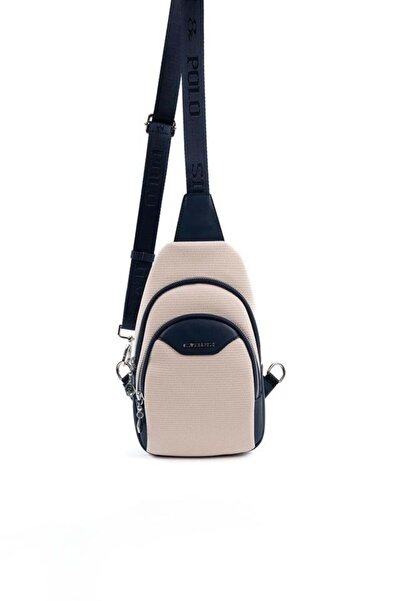 Silver Polo Silver & Polo Beige - Geantă de corp pentru femei Laci Sp959