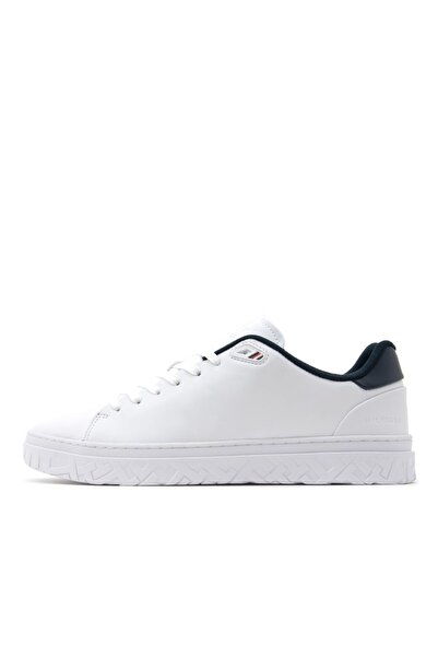 Tommy Hilfiger Tommy Hilfiger Modern Vulc Corporate Leather Men's Shoes Fm0fm...