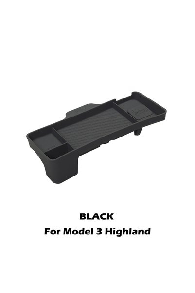 Choice Black Silicone Dashboard Storage Tray For Tesla Model Y Juniper 2025 M...