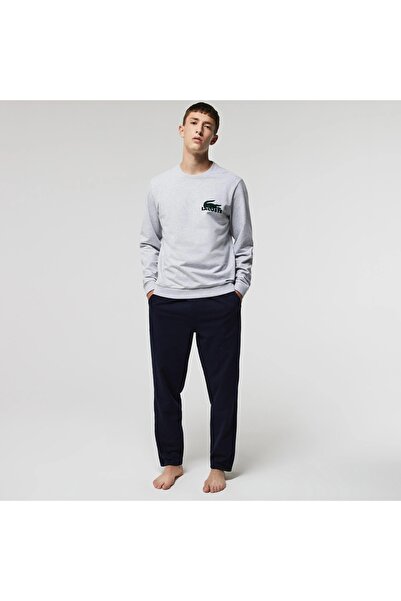 Lacoste Φούτερ από βαμβακερό φλις με στρογγυλή λαιμόκοψη Herren-Sweatshirt