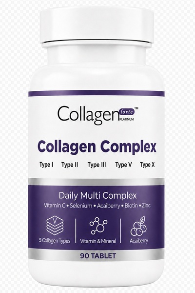 Collagen Forte Platinum 5 Tip Kolajen Complex Tip 1,2,3,5 Ve Tip 10 Biotin, Ç...