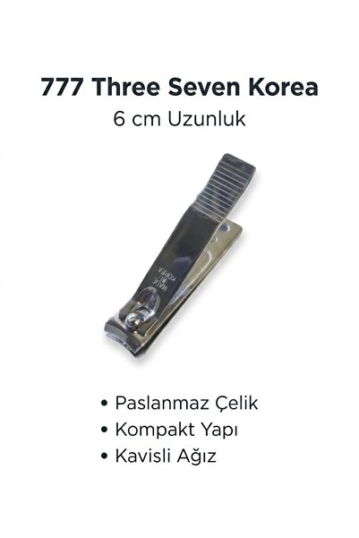 Three Seven (777) Kavisli Çelik Tırnak Makası