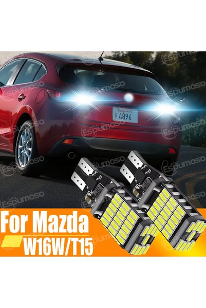 Choice قطعتان من مصابيح LED W16W T15 921 912 Canbus للرجوع للخلف في السيارات،...
