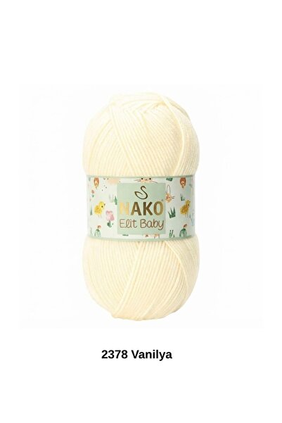 hobi dünyası evim 1 брой Прежда за ръчно плетене Nako Elit Baby, 100 грама, 2...