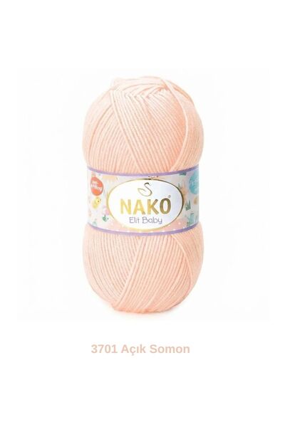 hobi dünyası evim 1 брой Прежда за ръчно плетене Nako Elit Baby, 100 грама, 2...