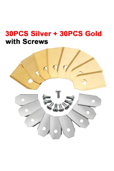 Choice13 APWIKOGER NEW 60PCS SilverGold 18-150PCS Stainless Steel Grass Cutte...