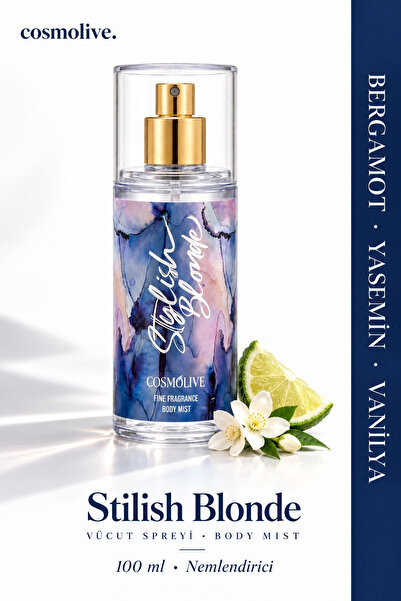 Cosmolive Vücut Spreyi Body Mist | My Way | Stilish Blonde | Seyahat Boy | Ka...