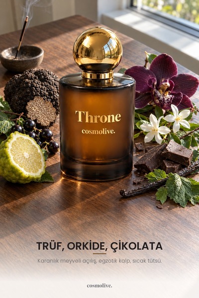 La Aurora Theraphy Natural Black Orchid Yüksek Esans Kalıcı Erkek Parfum The Throne Edp