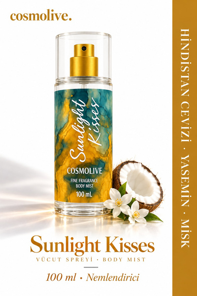 Cosmolive Seyahat Boy Body Mist | Eau Des Vahines | Sunlight Kisses | Kadın |...