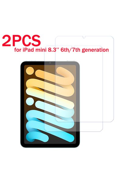 Choice واقي شاشة زجاجي لجهاز آيباد ميني (2024) الجيل السابع 8.3 بوصة، قطعتان ...