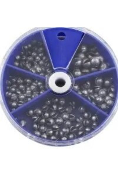 Choice 1 set 205 sinkers Lead Fishing Sinkers 205pcs Open Lead Pendant With S...