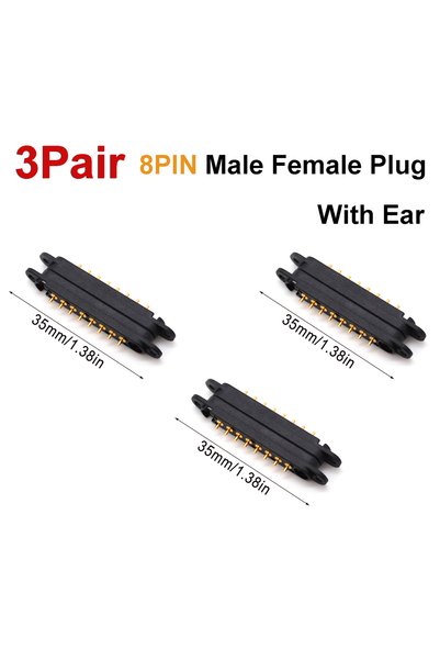 Choice16 3Pair 8PIN YSIDO 1/3/5Pair DC Magnetic Male Female Connector 2 3 4 5...