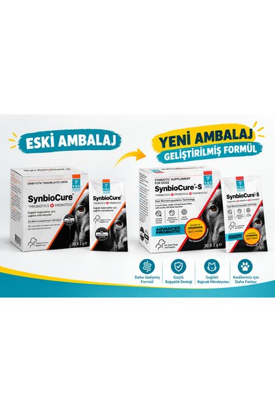 SYNBİOCURE Synbiocure-S |   Dog |   Dog |   Probiotic |   Prebiotic |   30 Pi...