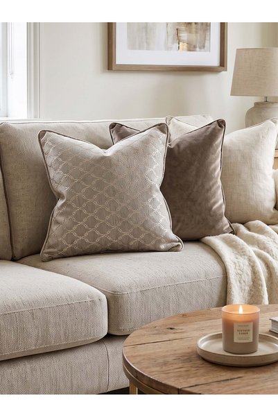 decofav Калъф за възглавница с геометрични мотиви 43x43cm