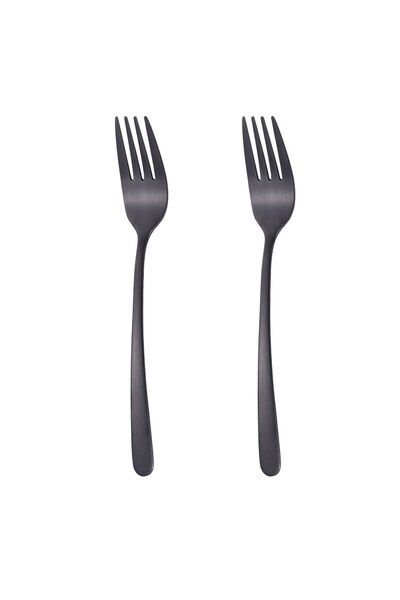 OEM Furculite Mici din Otel Inoxidabil Negru "Black" 15.5cm - 2buc