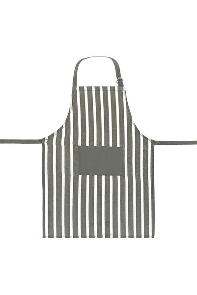 OEM Sort de Bucatarie Gri cu Dungi Albe & Buzunar 55x75cm - Sorturi