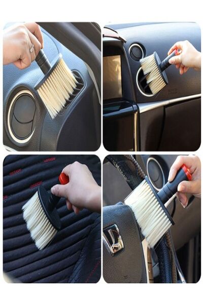 safestore Soft Bristle Auto Car Cleaning Maintenance Dust Removal Brush Set D...