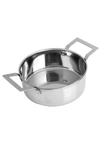 OEM Vas de Servit Metalic cu Manere Ø12x4,5cm - Ustensile Metalice Masa, Buca...