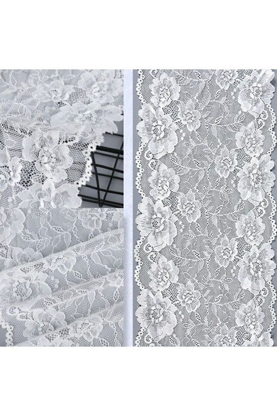 Choice3 3yard off white 3\5 Yards 21cm Black White Lace Fabric DIY Crafts Sew...