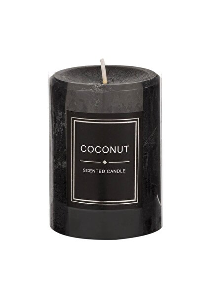 OEM Lumanare Parfumata Lalea Neagra Ø7x9,5cm - Lumanari Coloana Negru-Gri, De...