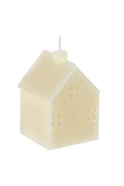 OEM Lumanare Ecru Casa 3D 5.5x5.5x8cm - Lumanari Diferite Forme, Decoratiuni