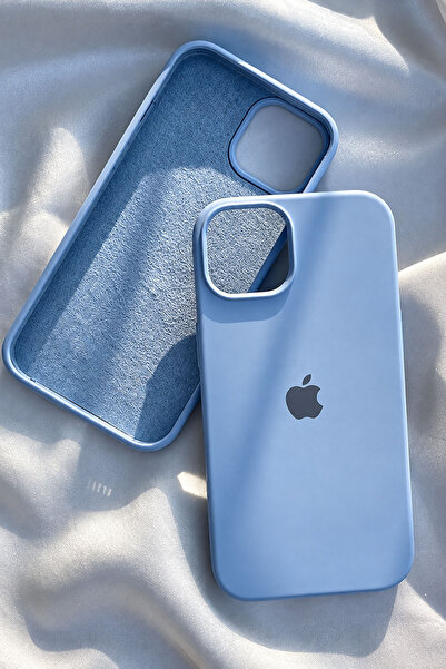 Revasser iPhone 13 için Kılıf Lansman Logolu İçi Yumuşak Kadife 13 kılıfı sil...