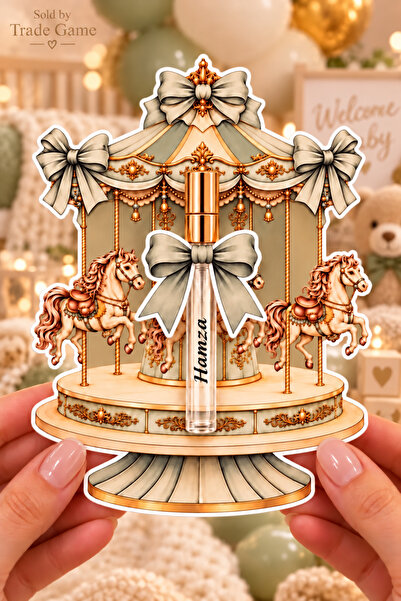 Generic 6 Custom Name Newborn Perfume Gift Cards | توزيعات مواليد عطر بالاسم ...