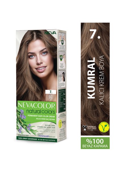 Neva Color Saç Boyası Seti 7 Kumral 8698636612333