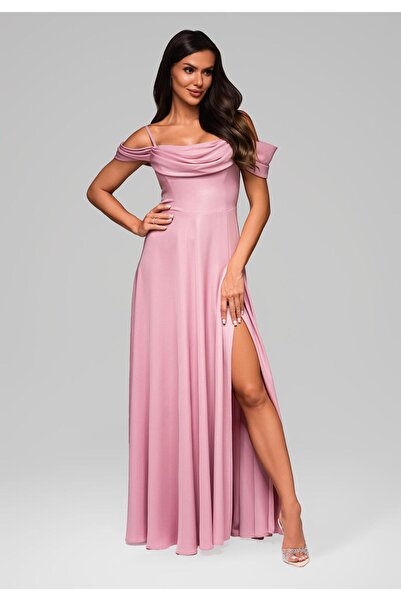 OMBRE Rochie de seară LA-OM-DLR038 - roz