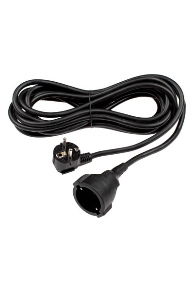 OEM Prelungitor cablu negru 5m siguranta copii 3680W extensie electrica