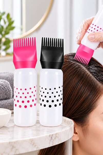 sanal trend 2 Pieces of Hair Coloring Care Oil Conditioning Water Dip Dye Applying Apparatus Bottle