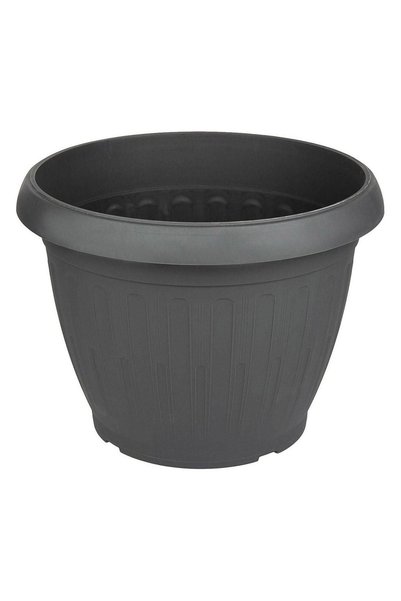 OEM Ghiveci Flori din Plastic Antracit Ø45x35cm - 32l