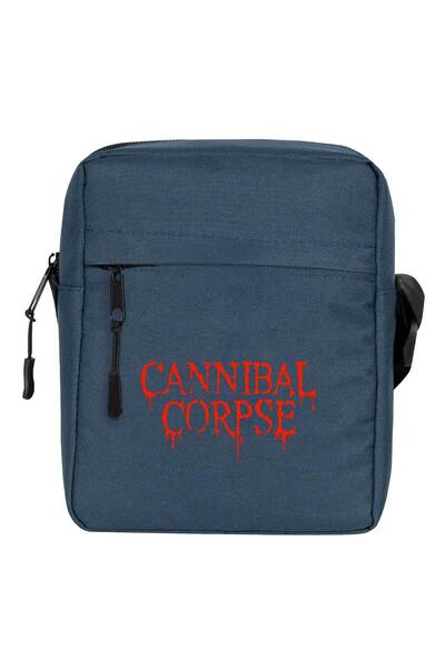 CrowsGate Geantă de umăr Cannibal Corpse Culoare bleumarin
