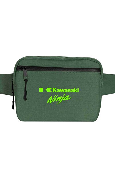 CrowsGate Geantă de talie Kawasaki Ninja Culoare verde