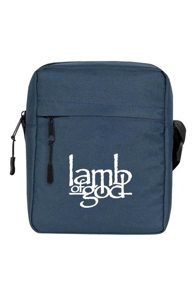 CrowsGate Geantă de umăr Lamb Of God Logo Culoare bleumarin