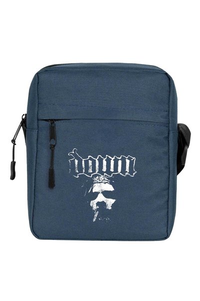 CrowsGate Geantă de umăr Down Jesus Face Culoare bleumarin