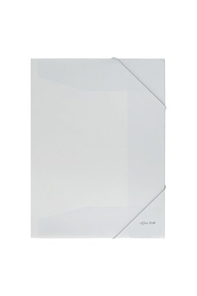 OEM Folie de plastic Soft Touch gri cu elastic 25.5x34cm