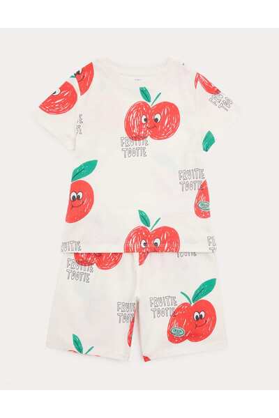 Marks & Spencer Desenli Pamuklu Pijama Takımı