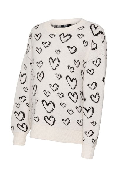 Vero Moda Maternity Strickpullover Normal geschnitten Rundhals Pullover