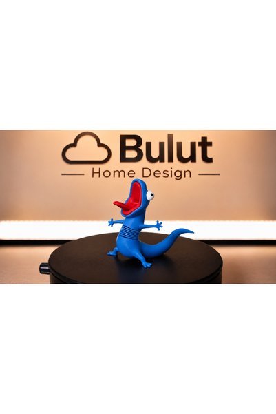 BULUT HOME DESİGN ملحق مقود الدراجة النارية من توم ليزارد على شكل سحلية مجنونة متحركة