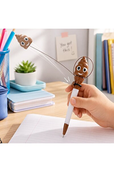 OEM Pix cu Mecanism de Lansare Emoji 18cm - Produse Scoala