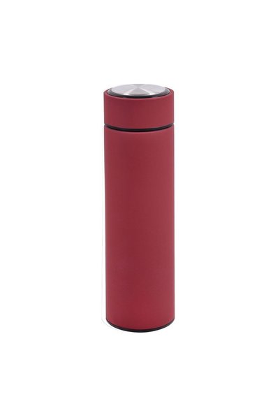 OEM Sticla izoterma termos inox bordo mat filtru 450ml pastrare 24 ore