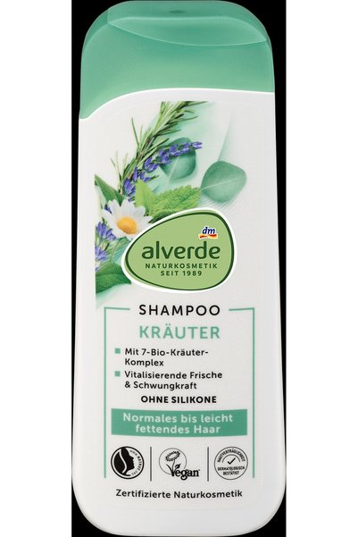 OEM Alverde NATURKOSMETIK sampon cu 7 plante pentru par, 200 ml, ingrijire na...