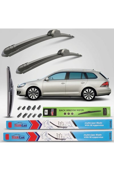 TEAMCAR ®   Volkswagen Golf 6 Variant (combi) (2009–2013) Lame ștergătoare – ...
